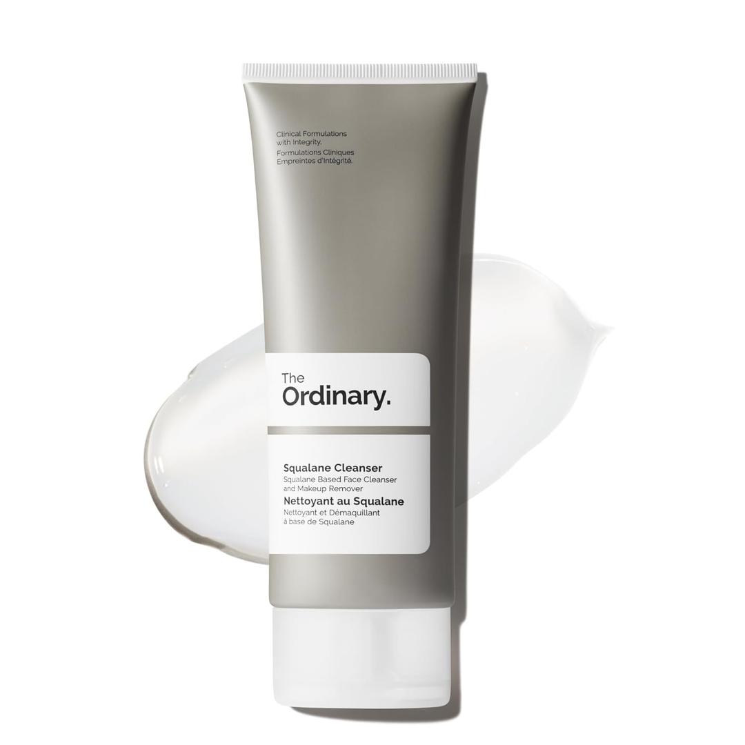 The Ordinary Squalane Cleanser, Facial Cleansing Balm and Hydrating Makeup Remover (5.1 Fl Oz (Pack of 1))