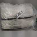 Extra Wide Pinch Pleat Curtains 96 Inches Long for Patio Sliding Glass Door Cream Linen 100 Inch Wide Curtain Memory Trained Pleated Drapes with Hooks Rings Semi Sheer 100x96 Curtain for Large Window (Natural)