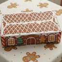 AceOrbit DIY Advent Calendar Christmas Boxes to Fill, Gingerbread Empty Advent Calendars Christmas Boxes Countdown Gift Punch Board Game Prize Xmas Holiday Party Decoration for Kids, Woman (24 Days)