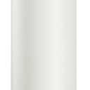 Meoky 24 oz Insulated Water Bottle with Straw: Stainless Steel Metal Water Bottle with 2-in-1 Lid - Leak Proof, Cold for 24 Hours, Protective Silicone Base, BPA-Free for Sports Travel Car, Ivory