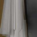 Colingmill 1 Set Peel and Stick Door Moulding Trim Kit Premade Wall Moulding Panels Flexible Self Adhesive 3D Wainscoting Panels for Mirror Window Frame Decor (Top 22"x36" and Bottom 22"x24")