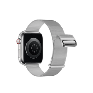 Double Magnetic Compatible for Apple Watch Band Ultra 2,SE, Stainless Steel Strap Metal Mesh Sport Loop for iWatch Bands 38mm, 40mm, 41mm, 42mm  Series 10 Women Men
