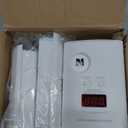 Kidde Carbon Monoxide Detector, Plug In Wall with 9-Volt Battery Backup, Digital LED Display - 4 Pack (White)