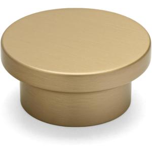 goldenwarm 12 Pack Champion Gold Cabinet Knobs for Dresser Drawer Knob for Hardware Handles and Pulls for Kitchen Drawers Zinc Alloy (Champagne Bronze)