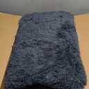 Vonabem Large Dog Bed Crate Pad 36 inch, Washable Crate Bed for Large Medium Dogs, Plush Soft Pet Mats for Sleeping 35 * 22 inch Dark Grey