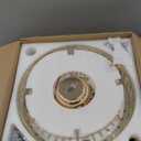 48 Inch Chandelier Ceiling Fan with Lights, Retractable Fan with Remote and APP, Crystal Fandelier Ceiling Fan, Dimmable LED, Reversible Motor, Quiet for Bedroom Living Room-Gold