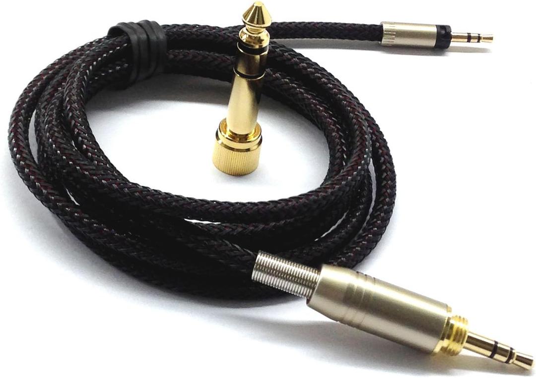 NewFantasia Replacement Audio Upgrade Cable Compatible with Sennheiser Momentum, Momentum 2.0, HD1 Over-Ear On-Ear Headphones 1.2meters/4feet
