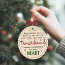 Friend Ornaments 2025, Thoughtful Gifts for Women Friends, Soul Sisters, BFF, Work Besties, Wooden Ornaments for Christmas Decorations, Friendship Gifts for Christmas, Birthday Decor