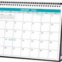 2026 Desk Calendar - Desk Calendar from January 2026 - December 2026, 10" x 8.3" Calendar Desk, 12 Months Standing Flip 2026 Desktop Calendars