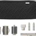 Leudes Hair Tools Travel Bag for Shark Flexstyle Carrying Case Portable Shark Hair Air Wrap Dryer Case Waterproof Dustproof Flat Curling Iron Travel Organizer (Black), 467.17 Cubic Inches