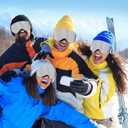 2 x Skiing Motocross Goggles,Racing Riding Goggles ATV Dirt Bike,Ventilation Anti-Fog UV Impact Resistant for Adult (Magnetic Series, Black Frame and Silver Lenses)