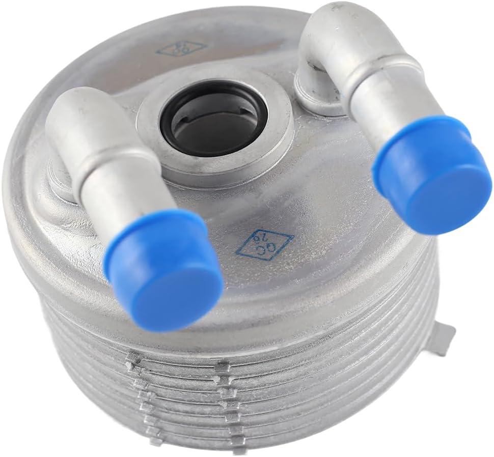 Oil Cooler Compatible with Fiat 500 1.4L 2012-2020, Replace 68137296AA