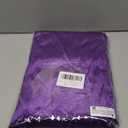 LHJ Unisex Full Length Hooded Robe Cloak Long Velvet Cape Cosplay Costume (Purple)