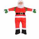 Christmas Decorations Climbing Santa Claus for Home Holiday, 15.8''