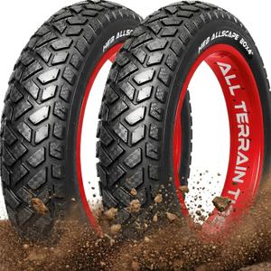 HEB ALLSCAPE 20x4 Bike Tire / 26x4 Bike Tire - Fat Tire for Ebike MTB, Heavy Duty High-Performance E-Bike Mountain Bike Tire, All-Terrain Directional Tread, High-Density Tire for Street & Trail Riding