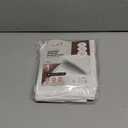 CirclesHome Wedge Pillow Cover 100% Cotton, Zippered Wedge Pillow Case Protector, Soft, Hypoallergenic & Breathable - White, (24Wx25Lx12)