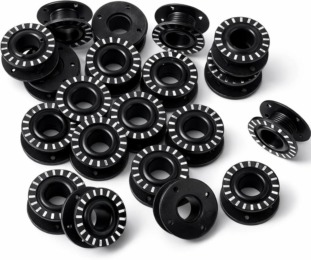 Rivvlive 20 Pcs Jumbo Bobbins Replacement Compatible with Bernina B435, B475QE, B485, B480, B500 Embroidery, B535, B540, B570QE, B590, B700E, B710, B720, B740, B750 Quilters Edition