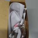 Organic Nursing Pads - 14 Washable Breast Pads for Breastfeeding, Wash Bag, Viscose Derived from Bamboo Reusable Nipple Covers for Breastfeeding Essentials, Soft & Absorbent(Bare Beige, M 4.6")