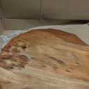 16" Acacia Wood Lazy Susan for Table Top - Wooden Turntable Serving Tray for Charcuterie Boards Cheese Board - Extra Large Black Round Lazy Susan Organizer - Kitchen Revolution for Cabinet