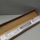 No Tools No Drill Cordless Mini Blinds 24" Wx 36" H, 1" L-Shaped Blades, Horizontal Vinyl Blinds for Indoor Windows, White