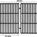 JCLMER Genesis II Grill Grate Replacement Parts for Genesis ii E-310/S-310, ii E-325, ii E-335/S-335, ii SE-335/SE-310, Cast Iron 66095 Cooking Grates for Genesis II LX 300 Series, Weber 66802,66805