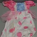 Halloween Pink Princess Dress Cute Polka Dot Print Maxi Dresses XS-2XL (5-6 Years)