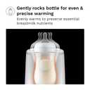 Baby Brezza AirSwirl Waterless Baby Bottle Warmer - Hospital-Grade Safe Warming for Breastmilk + Formula - No Hot Spots, No Water - Works with Nearly All Bottles