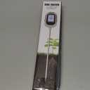 4-in-1 Soil Moisture Meter Digital Plant Temperature/Soil Moisture/PH Meter/Sunlight Intensity Backlight LCD Display Soil Test Meter for Gardening, Farming and Outdoor Plants