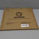 ARCOBIS Small WhiteBoard with Stand 10" X 10", Magnetic Double-Sided Dry Erase White Board Easel for Desk Students Home Office (Silver)