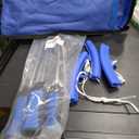 11.5" Tire Spoon Kit, 26pcs Tire Changing Tool for Motorcycle Dirt Bike Lawn Tractor Bicycle, Motorcycle Tire Changer Tire Removal Tool with 3pcs Rim Covers 6pcs Valve Tool Valve Cores(Blue)