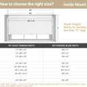 Boolegon Cordless Blackout Roller Shades for Windows, Beige, 32" W x 72" H