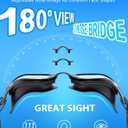Swim Goggles, Unisex Adult Swimming Goggles Anti Fog Anti UV No Leakage Wide View for Men Women Youth,Black/Clear Smoke