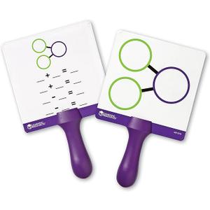 Learning Resources Double-sided Number Bonds Write-and-Wipe Answer Boards, Classroom Accessories, Set of 5, Ages 5+