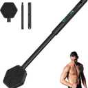 Back Scrubber for Shower, 24in Adjustable Handle Body Brush, Double Sided Shower Brush for Shower Exfoliating and Massage Can Produce Rich Foam, Long Handle Back Scrubber for MenHexagon (Octagonal Black)