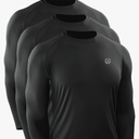 NELEUS Men's Dry Fit Long Sleeve Athletic Running Shirts, XXL