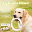 Dog Chew Toys 9 Inch for Medium Large Dogs Floating Fetch Toy Anxiety Relief Chewers Indoor Outdoor Water PlayLarge