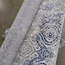 Home Dynamix Melrose Audrey Area Rug, 5x7, Ivory/Blue