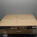 COLAMY Bar Stools with Back, Counter Height Bar Stools, Upholstered Counter Stools with Wood Legs for Kitchen Island Dining Room Bar, Beige (Set of 1)