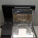 Portable Wood Pellet Grills 900FSmoker with Viewing Window  8-in-1 BBQ, Digital Control, LED Screen, Temperature Control, Meat ProbeBake and Roast, Ideal for Camping, RV, Beach Backyard (007, Black)