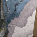 Abstract Wall Art Decor Modern Blue White Wall Art Prints Abstract Canvas Art Wall Decor Coastal Minimalist Wall Art Decorations Canvas Wave Artwork for Walls Bedroom Office Wall Art Decor 20" X 40"