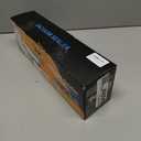 Vacuum Sealer Machine 75KPa Food with 6-in-1 Dry/Moist Modes & Digital Timer, Compact Lightweight Design, Built-in Cutter + 10 Bags (Black Silver)