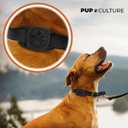 Pup Culture IP68 Waterproof AirTag Dog Collar Holder | 2.5X Stronger Than Competitors - Track Your Pet Using Apple AirTag Technology Without a Subscription | Dustproof - Doesnt Hurt Your Collar
