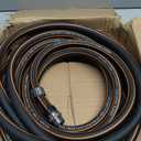 Giraffe Tools Garden Hose 5/8", Custom Length, Heavy Duty, No Kink, Flexible, Rubber Garden Hose, Leakproof Water Hose, 600 Burst PSI, 25ft Male to Female Hose