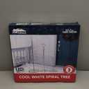 JOIEDOMI 3 Pack Spiral Christmas Tree Lights, 218 LED Outdoor Lighted Tree with Star Topper & Stakes, Christmas Decorations for Yard Porch Patio Garden Holiday Xmas Eve Night Décor, Cool White