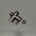 Solid Brass 3-way G1/2 Shower Diverter (Brushed Nickel)