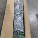 AMERIQUE Pair Gorgeous 6 Feet Triple Tropical Palm Artificial Plant Tree with Standable Trunk, Real Touch Technology, with UV Protection, Green, (Set of 2)