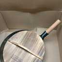 YOSUKATA Premium Wok Cover 14" for Wok 14" - Wooden lid for Frying Pan - Ergonomic Handle - Condensate-free - Durable Accessories for Carbon Steel - Cast Iron - Stainless Steel & Aluminum Woks