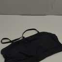 THE GYM PEOPLE Women's Adjustable Spaghetti Strap Sports Bras Wirefree Workout Tops with Removable Padded (Large, Black)