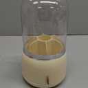 360° Rotating Toothbrush Holder for Bathroom, 7-Slot with Cover & Drainage for Electric Toothbrushes, Toothpaste, Razors - Stand Storage for Vanity, Bathroom Accessories, Countertop Organizer (Beige)