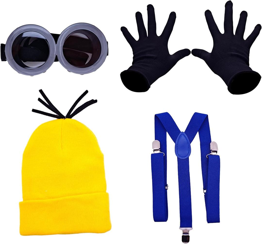 ASVP Shop Goggle Glasses With Strap For Costume Perfect For Cosplay, Halloween And Dress Up Parties